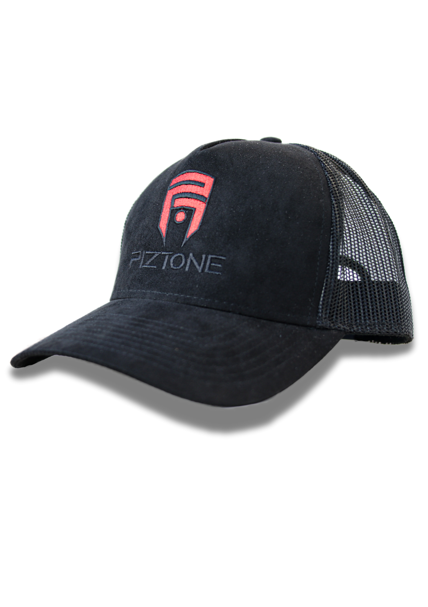 Casquette Baseball Trucker Noir "Red P1"