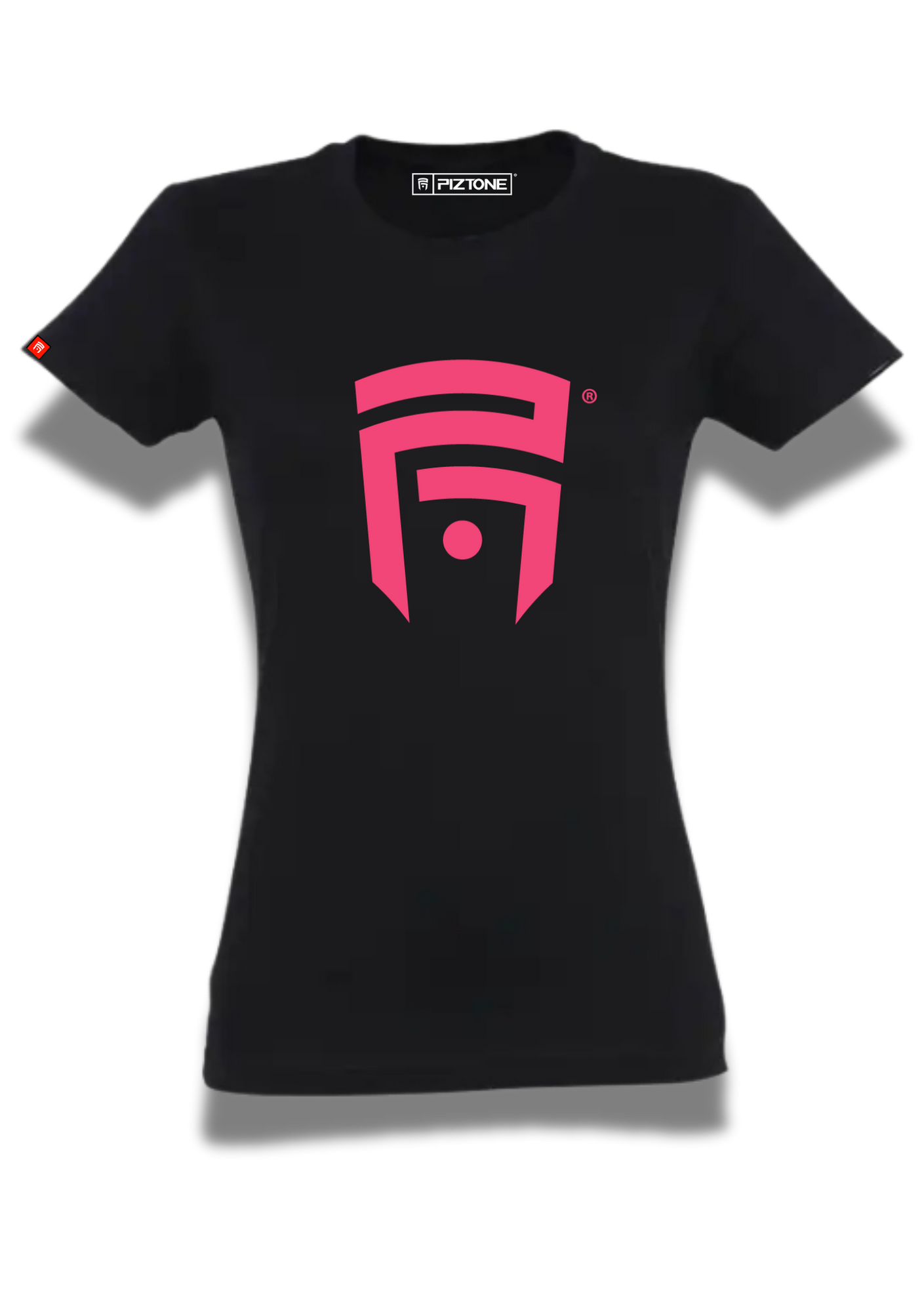 T-Shirt Femme Noir "Rose P1"