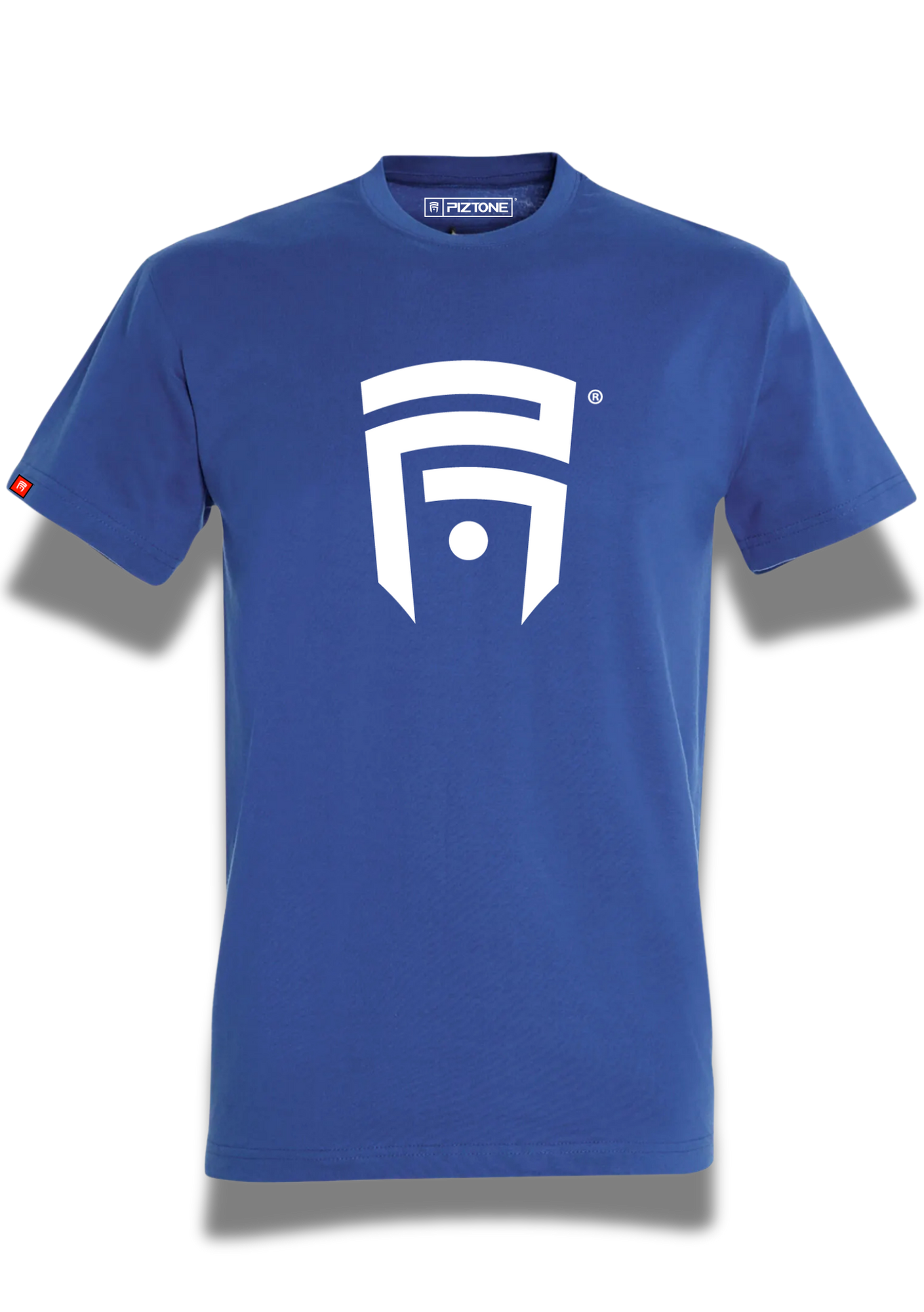 Men T-Shirt Red "White P1"