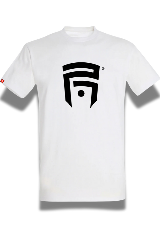 Men T-Shirt White "Black P1"