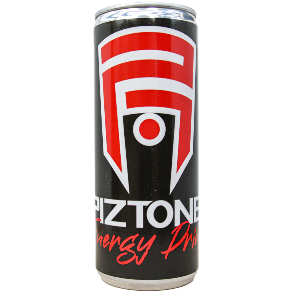 Boisson energisante, red bull, energy drink, Piztone, Piztone energy Drink, boisson energisante de sport automobile, piston mécanique, mascotte piston, P1