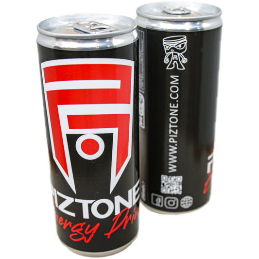 Boisson energisante, red bull, energy drink, Piztone, Piztone energy Drink, boisson energisante de sport automobile, piston mécanique, mascotte piston, P1