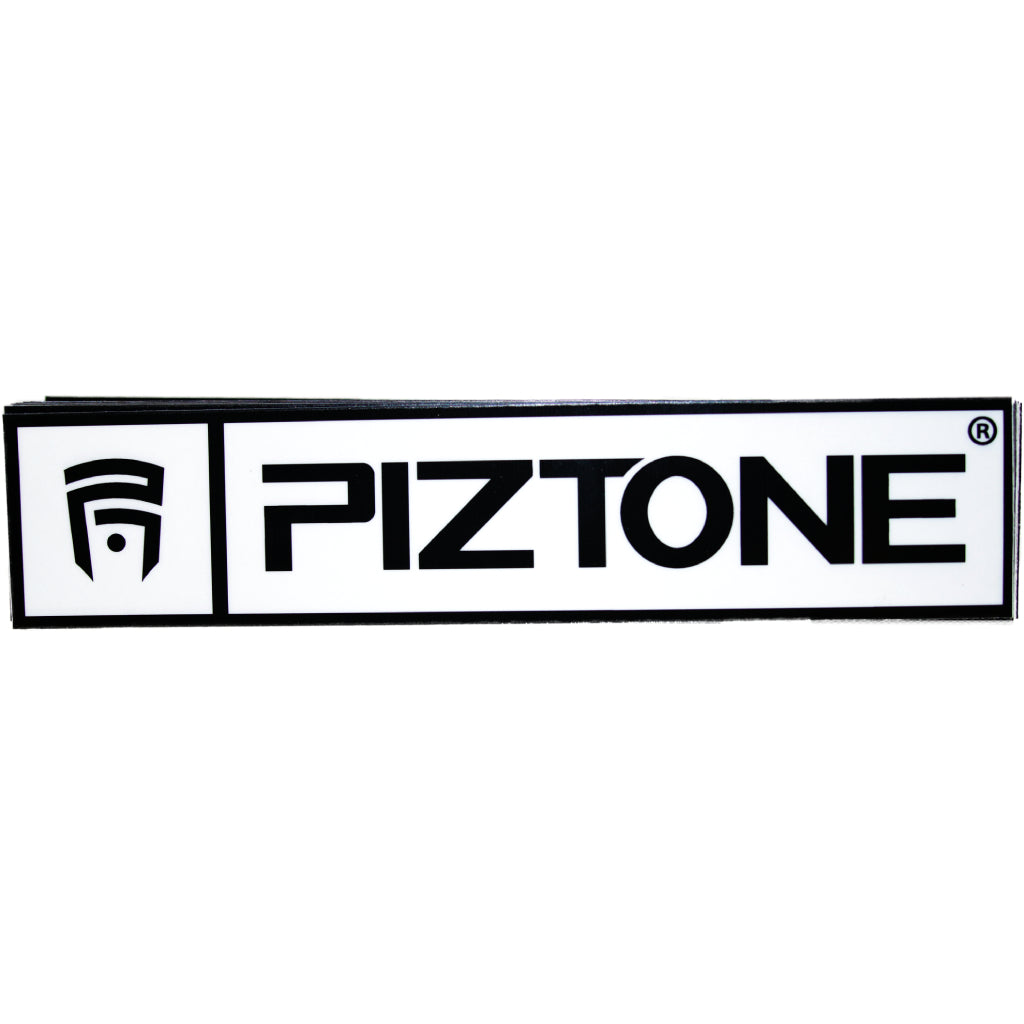 PIZTONE, sticker piston, sticker marque de sport automobile, sticker automobile.